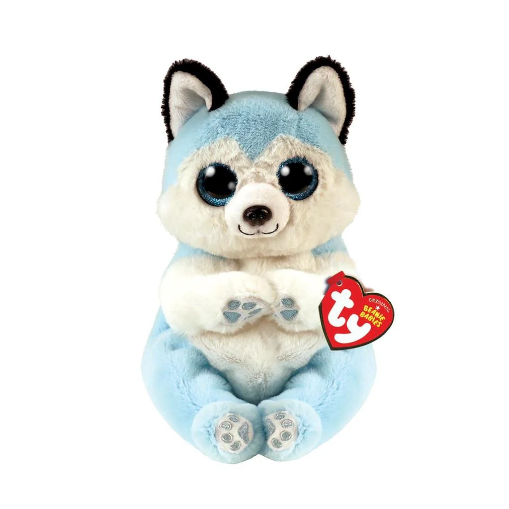 Ty Knuffel Thunder Blue Husky 15Cm