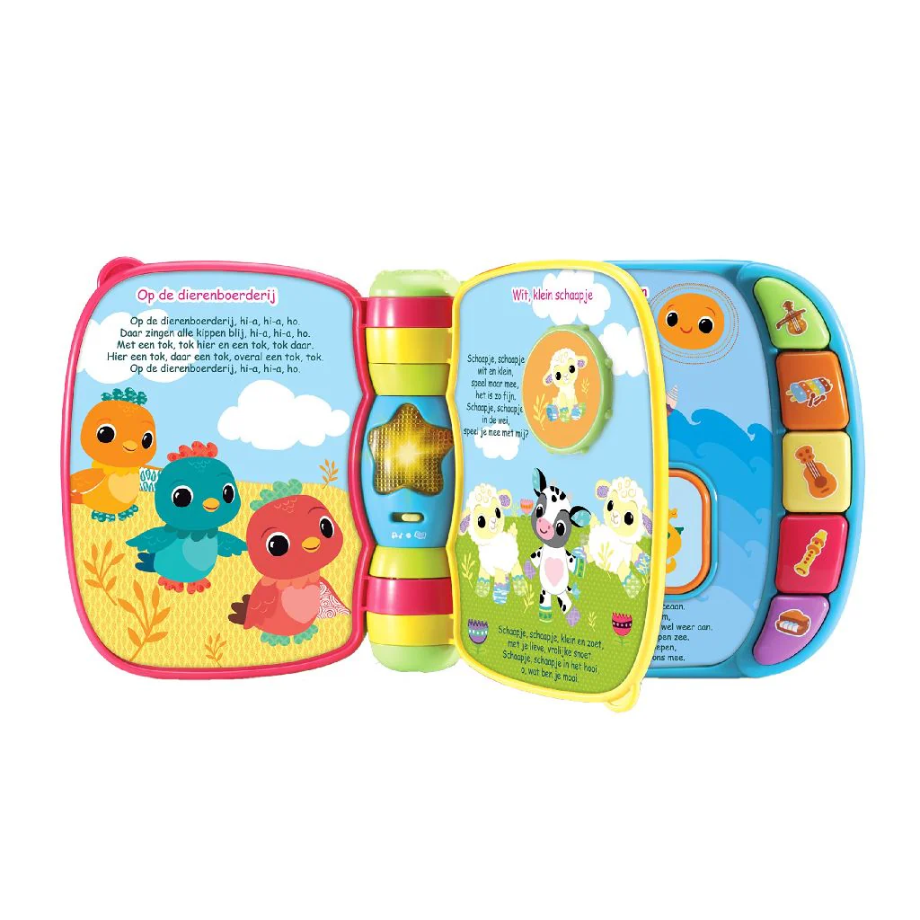 Vtech Baby Boekje Dierenvriendjes Liedjes Blauw - Image 3