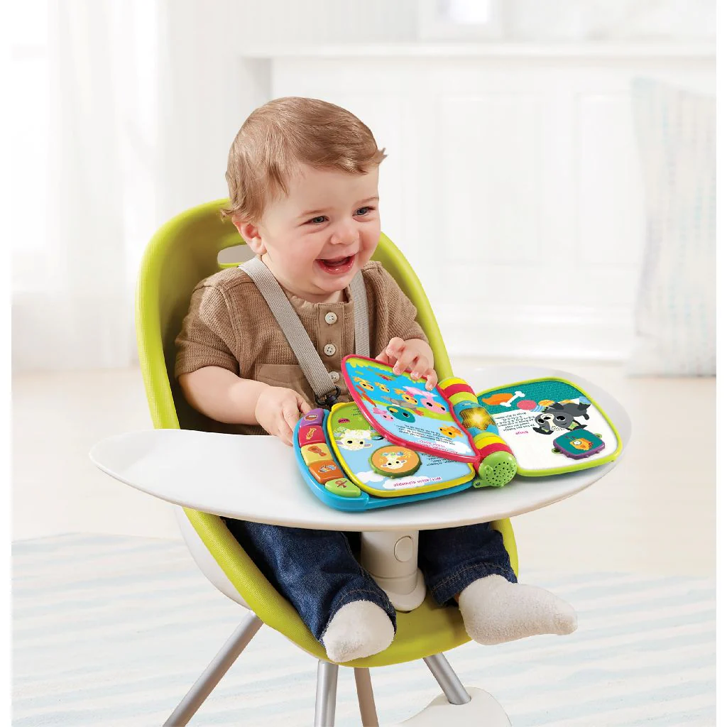 Vtech Baby Boekje Dierenvriendjes Liedjes Blauw - Image 5