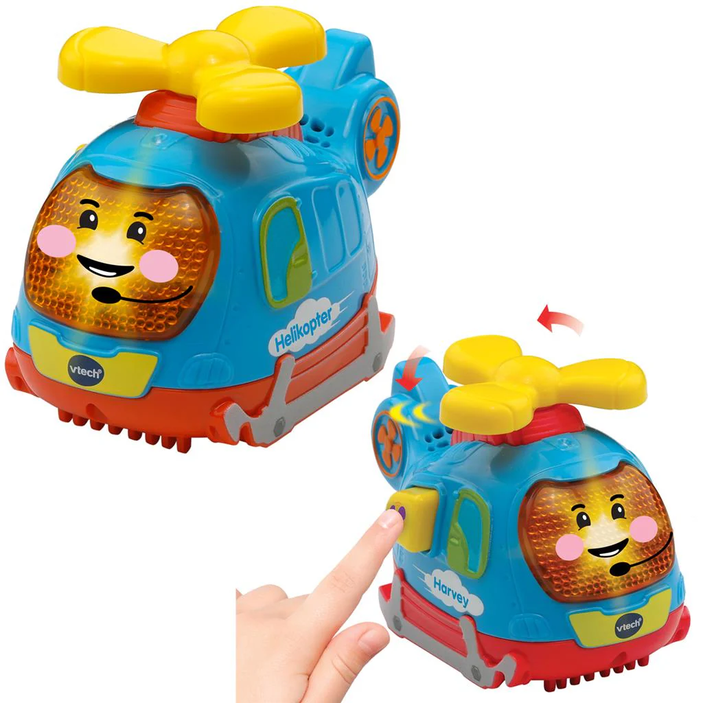 Vtech Speelgoed Auto Toet Toet Auto Harvey Helikopter - Image 3