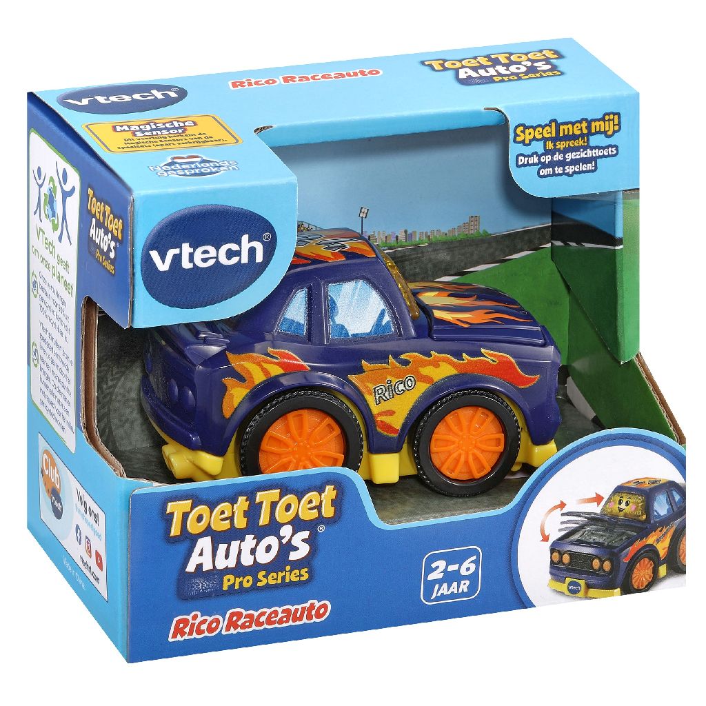 Vtech Speelgoed Auto Toet Toet Auto Rico Raceauto - Image 3