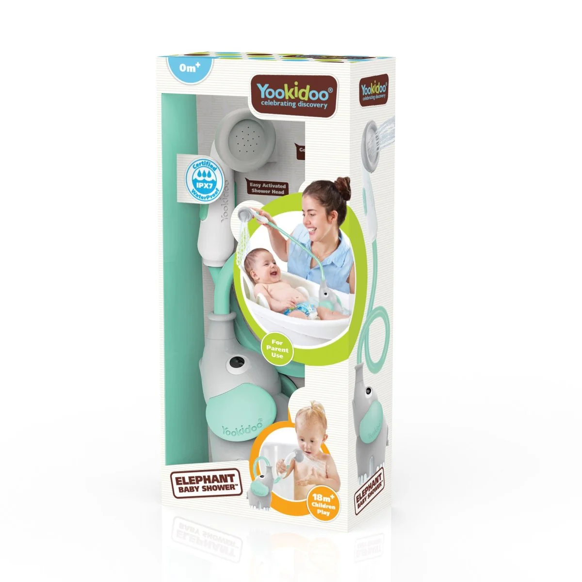 Yookidoo Badspeelgoed Olfiant Douche Turquoise - Image 3