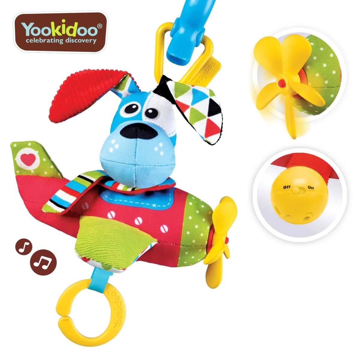 Yookidoo Hangspeeltje Vliegtuig Met Hond - Image 3