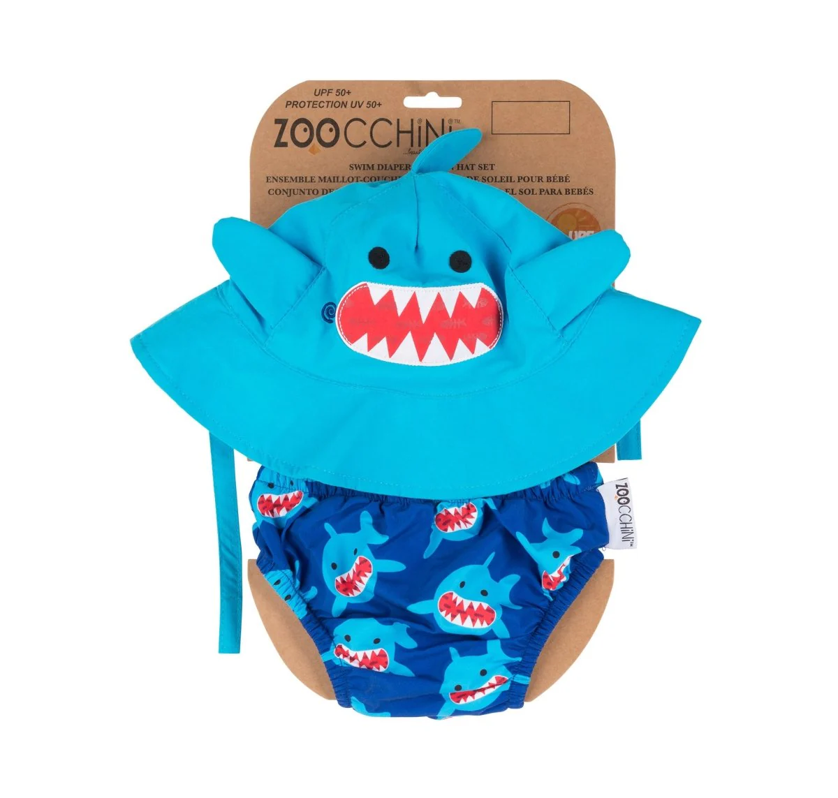 Zoocchini Zwemluier Haai Set - Image 4